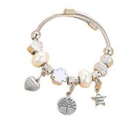 JAMNGHB Pendentif élégant en acier inoxydable avec strass pour peaux sensibles et usage quotidien Bijoux en strass réglables pour filles, taille unique, Comme décrit