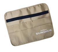 JAMNGHB Pochettes multifonctions pliables pour accessoires de pique-nique avec bandes élastiques et poche principale spacieuse pour outils de cuisine, porte-outils à suspendre