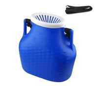 JAMNGHB Récipient de pêche haute résistance avec espace de rangement de 15 L - Seau à poisson vivant en plein air - Accessoire de pêche