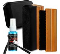 JAMNGHB Record Cleaning Brush Set Music Lovers Velvety Bristles Cleaner Brush Easy Maintenance Player Accessories