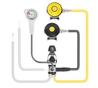 JAMNGHB Régulateur de respiration de plongée avec affichage en temps réel de la pression d'air 1ère étape pour la plupart des débutants Scubas Manomètre