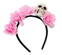 JAMNGHB Serre-tête floral d'Halloween avec accessoires pour cheveux fantaisie, bandeau tendance pour fêtes costumées et événements