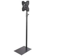 JAMNGHB Support de sol pour écrans de 14 à 43 pouces - Perceuse refusée nécessaire - Rotation d'inclinaison pour un positionnement optimal du support de sol