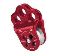 JAMNGHB Systèmes de poulie à double roulement pour activités d'escalade pour enfants pour des activités d'escalade assurant un fonctionnement fluide et économise du matériel