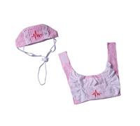 JAMNGHB Tenue D ' Infirmière Fantaisiste pour Animaux De Compagnie, Respirante, Facile, Parfaite pour Les Célébrations Festives, Costume De Chat Confortable