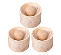 JAMNGHB Traditional Chinese Dumpling Maker with Smooth Wood Natural Wood Dumpling Skin Press Tool Kitchen Gadget Wooden Pierogi Maker