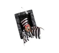 JAMNGHB Transducteur de bruit automatique dynamique pour prisonnier ombragé avec globes LED à mouvement étrange pour intérieur Halloween garnitures activées par le son animatronique