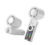 JAMNGHB Ventilateur tour de cou 4000 mAh haute capacité batterie faible bruit multiples vitesses portable pour voyage, bureau, bureau