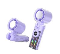 JAMNGHB Ventilateur tour de cou 4000 mAh haute capacité batterie faible bruit multiples vitesses portable pour voyage, bureau, bureau