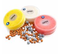 JaMoonLBV Jml Blocs Aromatiques à la Vitamine C pour Pommeau de Douche, Marque Française - Vitamin C Shower Head - Recharge Billes Douche - Filtre Adoucisseur Anti Calcaire pour Douchette 1FC