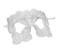 Jamron Femmes Élégant Blanc Masque de Dentelle pour Mascarade Halloween Fête Bal de Promo Carnaval Masque Déguisement SN07830 Roi des Chats