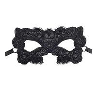 Jamron Femmes Sexy Noir Masque de Dentelle pour Mascarade Halloween Fête Bal de Promo Carnaval Masque Déguisement SN07830 Roi des Chats
