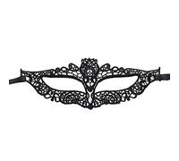 Jamron Femmes Sexy Noir Masque de Dentelle pour Mascarade Halloween Fête Bal de Promo Carnaval Masque Déguisement SN07830 Tête de Chat