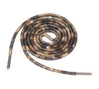 Jamron Une Pièce 4MM Lacets Ronds Pailletés avec Strass Remplacement Cordon de Serrage pour Sweat à Capuche SN0712111 Léopard 160CM