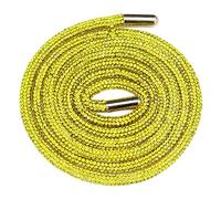 Jamron Une Pièce 6MM Lacets Ronds Pailletés avec Strass Remplacement Cordon de Serrage pour Sweat à Capuche SN0712111-2 Jaune 120CM
