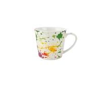 Jamseon & Tailor Théière en porcelaine brillante 1,2 l avec repose-pouce ergonomique (tasse de couleur)