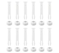 JAMSSOW 12 Pcs Goupilles De Piscine,Goupilles de Joint de Piscine en Plastique et Joints en Caoutchouc,Convient aux Pièces de Rechange d'accessoires de Piscine à Cadre Intex(5,5 cm)