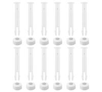 JAMSSOW 12 Pcs Goupilles De Piscine,Goupilles de Joint de Piscine en Plastique et Joints en Caoutchouc,Convient aux Pièces de Rechange d'accessoires de Piscine à Cadre Intex(6 cm)