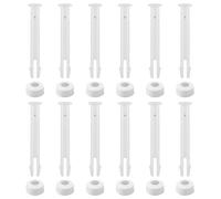 JAMSSOW 12 Pcs Goupilles De Piscine,Goupilles de Joint de Piscine en Plastique et Joints en Caoutchouc,Convient aux Pièces de Rechange d'accessoires de Piscine à Cadre Intex(7 cm)