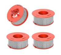 JAMSSOW 4 Pièces Bobine de Fil Convient pour Bosch F016800175,Rechange Coupe Bordure pour Bosch ART 23 26 30 Combitrim ART 23 26 Easytrim,Ø1,6mm 8m Longueur(4 Bobine)