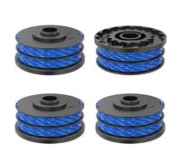 JAMSSOW 4 Pièces Bobine de Fil Convient pour Ryobi RAC123,Rechange Coupe Bordure pour Ryobi RLT4027, RLT4125, RLT5027, RLT6030, RLT5127, RLT6130-5132002670,Ø1,5mm 8,3m Longueur(4 Bobine)