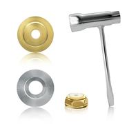 JAMSSOW Adaptateur de lame de tondeuse à gazon pour Stihl de la série FS 100-FS 111,FS131,FS 249/260,FS400 série,Vis universelle,plaque supérieure universelle,adaptateur en aluminium,clés de serrage