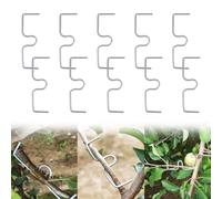 JAMSSOW Lot de 10 écarteurs de branches pour arbres fruitiers, tire-branches en métal pour branches de jardin, support de plantes, support de grille d'écartement pour arbres fruitiers, pour écarter et