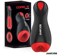 JAMYJOB - CORE-X MASTURBATEUR AUTOMATIQUE 5 MODES ONDES STIMULANTES ET VIBRATIONS