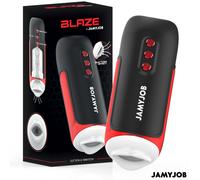 JAMYJOB - MASTURBATEUR BUCCAL AUTOMATIQUE BLAZE 5 MODES ONDES STIMULANTES ET VIBRATIONS
