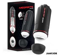 JAMYJOB - MASTURBATEUR BUCCAL AUTOMATIQUE MEGABITE 5 MODES D'ONDES STIMULANTES ET DE VIBRATIONS