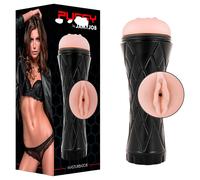 JamyJob - Vaginette Réaliste en Étui (Noir-Naturel)