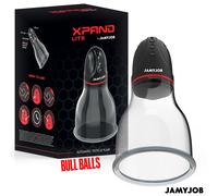 JAMYJOB - XPAND LITE POMPE À TESTICULES AUTOMATIQUE 3 NIVEAUX D'ONDES STIMULANTES GRIS