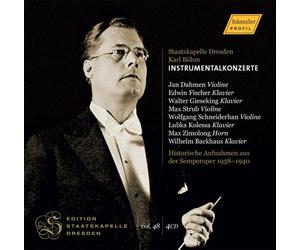 Jan Dahmen - Edition Staatskapelle Dresden, Vol. 48 - Instrumentalkonzerte [Compact Discs]