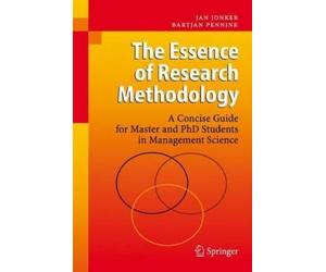 Jan Jonker Bartjan Pennink The Essence of Research Methodology (Relié)