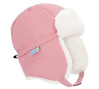 JAN & JUL Bonnet d'hiver imperméable pour bébés et enfants, rose, 2-5T
