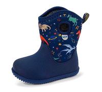 JAN & JUL Bottes d'hiver imperméables avec doublure Sherpa pour enfants, Dinos de l'espace, 8 Toddler