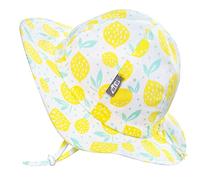 Jan & Jul Chapeau de Soleil à Large Bord pour Les Filles, Protection Anti-UV 50+ UPF (XL: 6-12 Ans, Citron Frais)