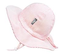 Jan & Jul Chapeau de Soleil à Large Bord réglable pour Les Petites Filles (M: 6-24 Mois, Rayures Roses)