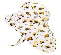 Jan & Jul Chapeau de Soleil d' Adventure en Coton 100% pour Les garçons (XL: 5-12 Ans, Petits Creuseurs)