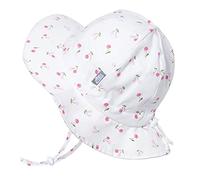 Jan & Jul Chapeau de Soleil pour Les bébés Filles, Protection Anti-UV 50+ UPF (S: 0-6 Mois, Cerises)