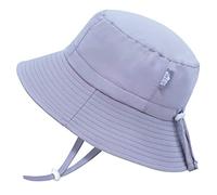 Jan & Jul Chapeau de Soleil séchage Rapide et léger pour Les Petits garçons(M: 6-24 Mois, Nuage Gris)
