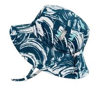 JAN & JUL Chapeaux de plage pour tout-petits garçons avec sangle, réglable, Wave Rider, 5-12 ans