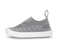 Jan & Jul chaussures pour tout-petits, baskets à enfiler avec ourlet flexible, seize if grey, 27.5 EU