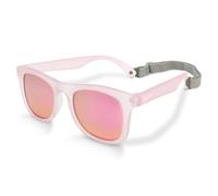 Jan & Jul Lunettes de soleil polarisées pour enfants avec bande pour filles et garçons, protection UV 100 %, Lentille Aurora miroir : lavande givrée, 2-6 Jahre