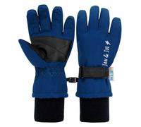 Jan & Jul Toasty-Dry Gants de neige imperméables pour enfants, filles et garçons, Bleu nébuleuse, M: 4-6Y