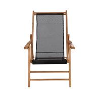 Jan Kurtz Chaise longue Maxx - noir