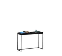 Jan Kurtz Console Pizzo - acier inoxydable - noyer naturel