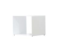 Jan Kurtz Cube en acier Cubus - blanc - L