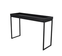 Jan Kurtz Table basse Pizzo - 80 x 52 x 25 cm - noir - noyer naturel