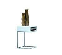 Jan Kurtz Table d'appoint Dina - blanc - argent
